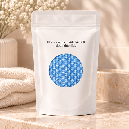 Eksfolierende dusjhåndkle